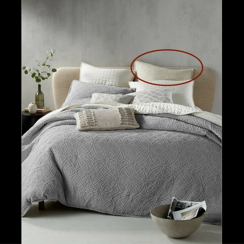 NIB $135 Hotel Collection Connections‎ European Euro Pillow Sham